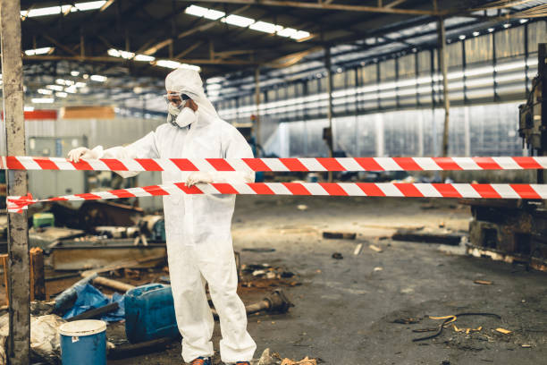 Professional Biohazard technician working in Lamar, MO